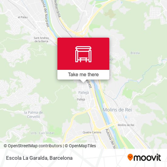 Escola La Garalda map