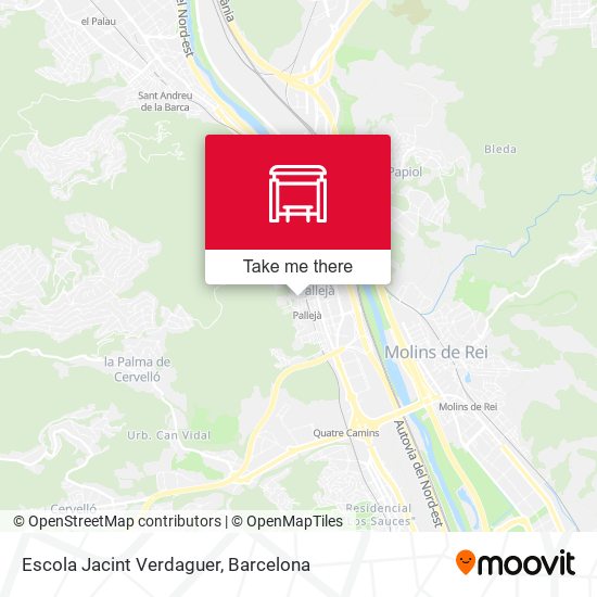 mapa Escola Jacint Verdaguer