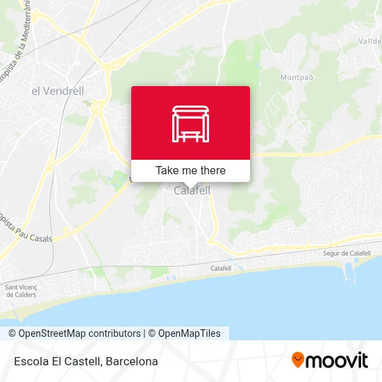 Escola El Castell map
