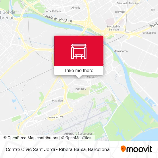 Centre Cívic Sant Jordi - Ribera Baixa map