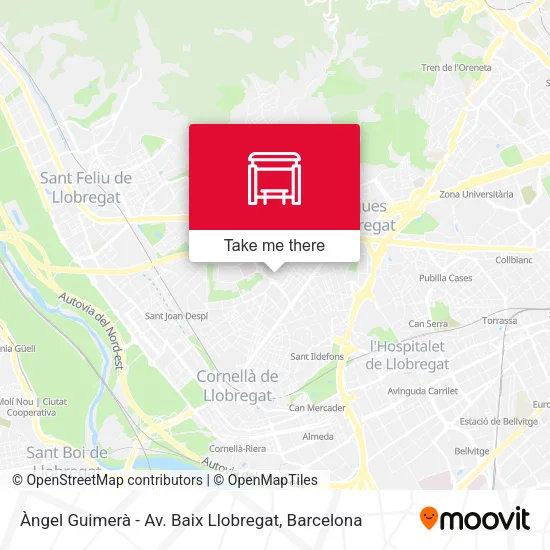 Àngel Guimerà - Av. Baix Llobregat map