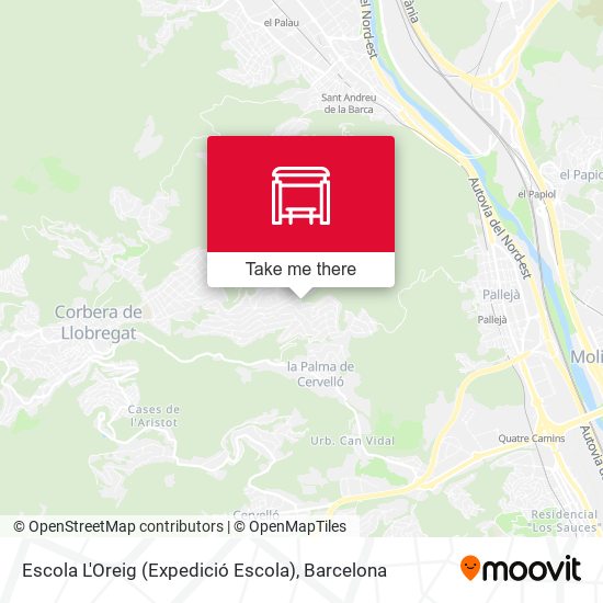 Escola L'Oreig (Expedició Escola) map