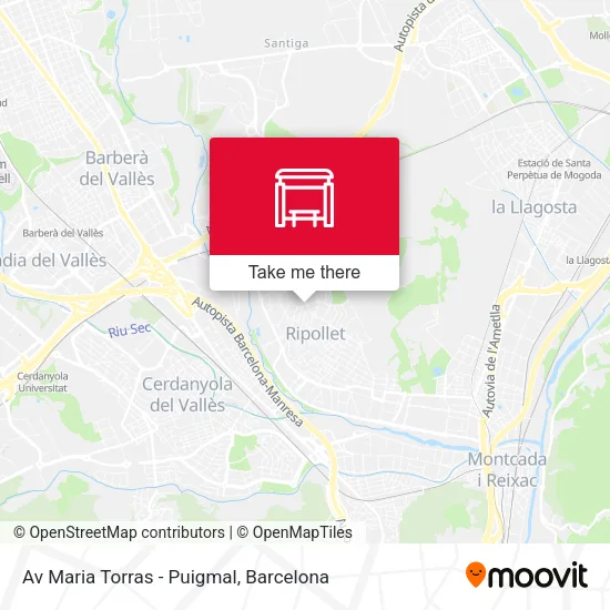 Av Maria Torras - Puigmal map
