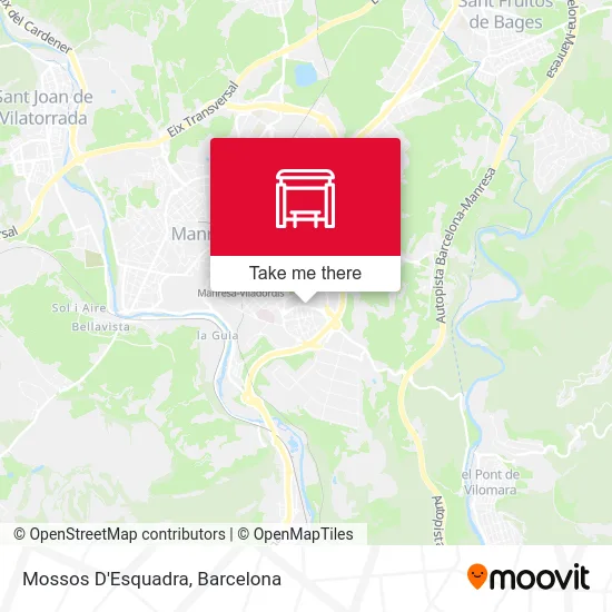 Mossos D'Esquadra map