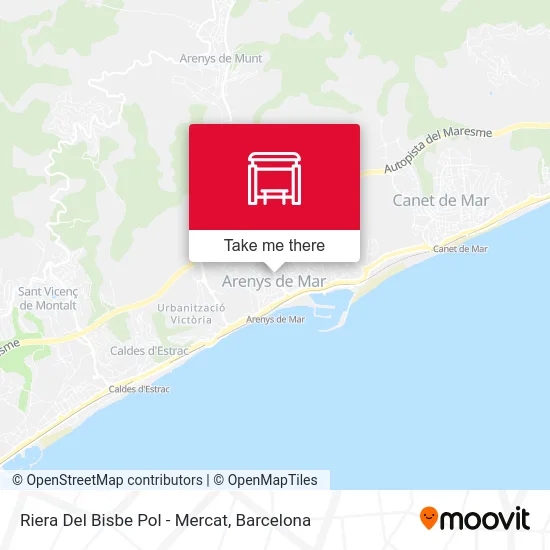 Riera Del Bisbe Pol - Mercat map