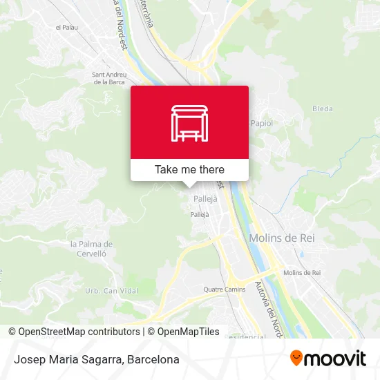 Josep Maria Sagarra map