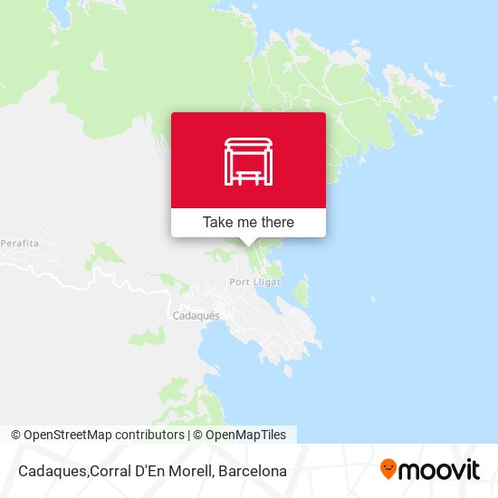 Cadaques,Corral D'En Morell map