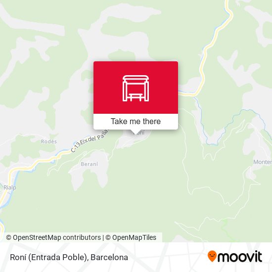 Roní (Entrada Poble) map