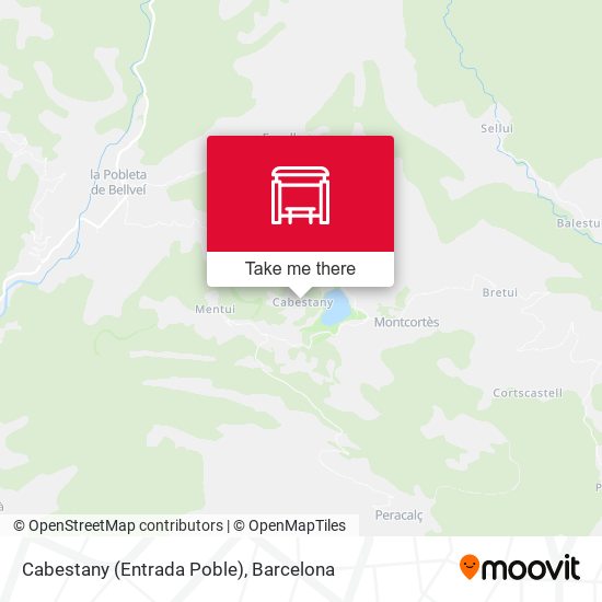 Cabestany (Entrada Poble) map