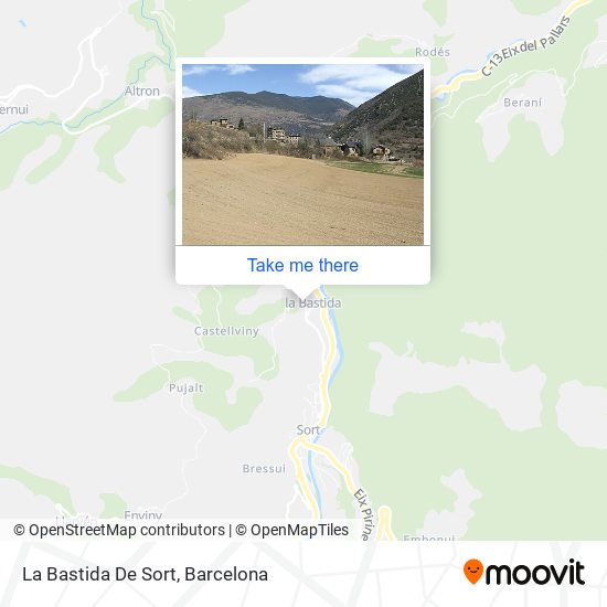 La Bastida De Sort map