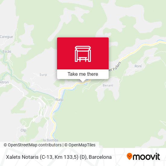 Xalets Notaris (C-13, Km 133,5) (D) map
