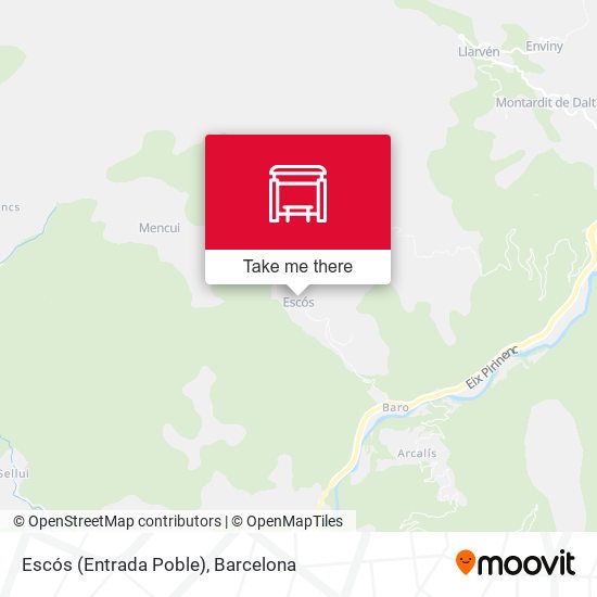 Escós (Entrada Poble) map