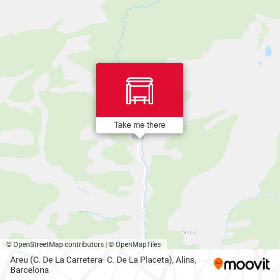 Areu (C. De La Carretera- C. De La Placeta), Alins map