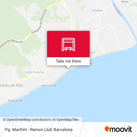 Pg. Marítim - Ramon Llull map