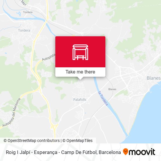 Roig I Jalpí - Esperança - Camp De Fútbol map