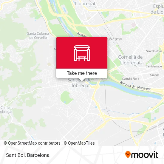 Sant Boi map
