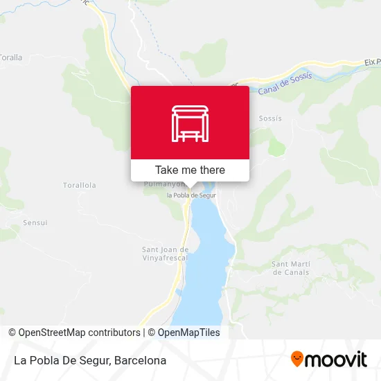 La Pobla De Segur map