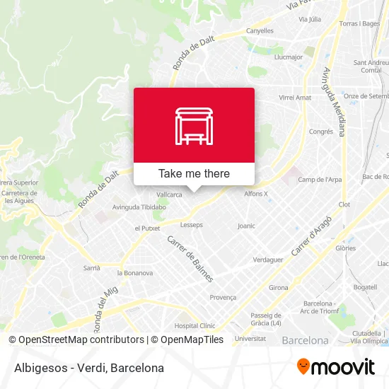 Albigesos - Verdi map