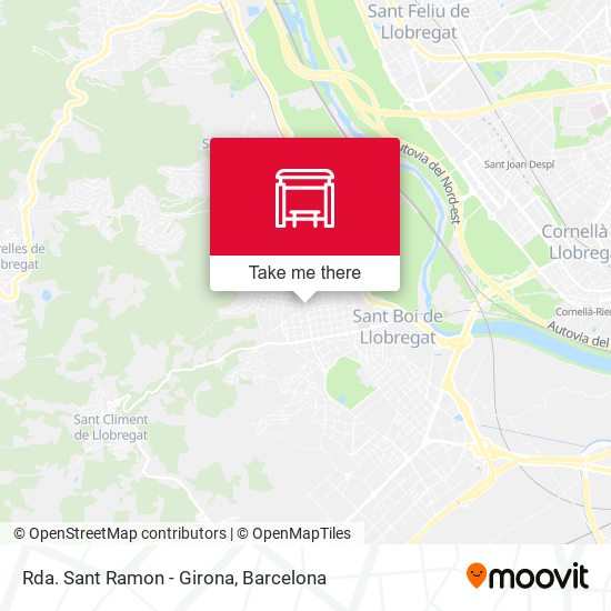 Rda. Sant Ramon - Girona map