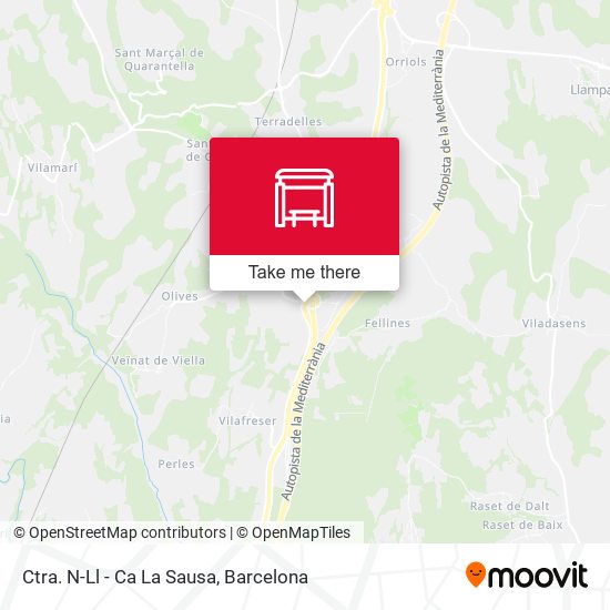 Ctra. N-Ll - Ca La Sausa map