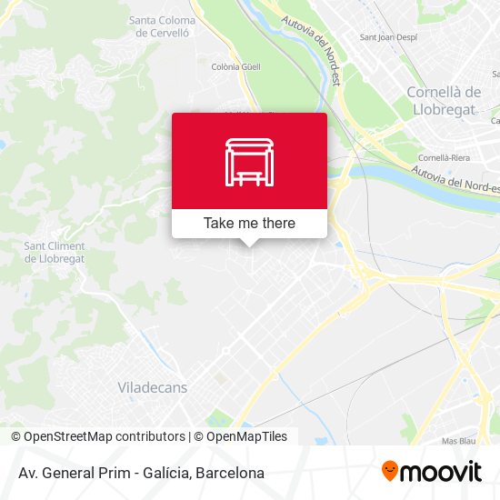 Av. General Prim - Galícia map