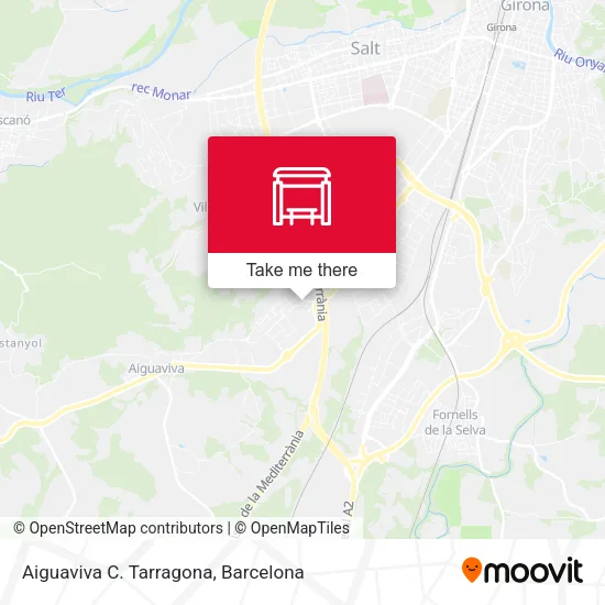 Aiguaviva  C. Tarragona map