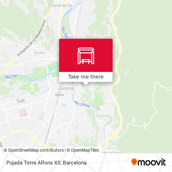 Pujada Torre Alfons XII map