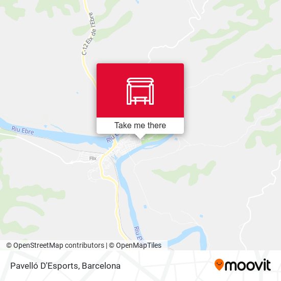 Pavelló D'Esports map