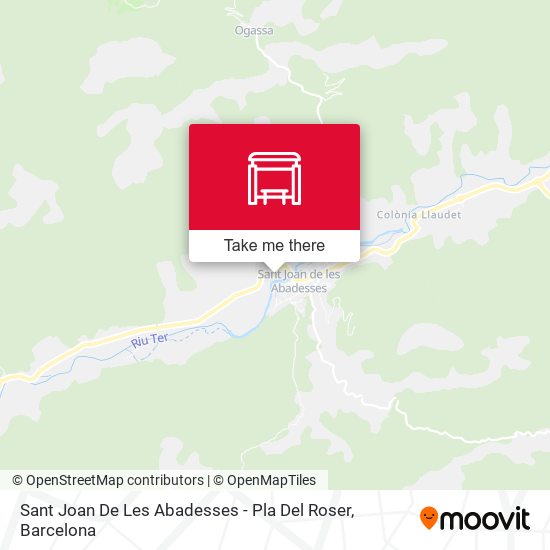 Sant Joan De Les Abadesses - Pla Del Roser map