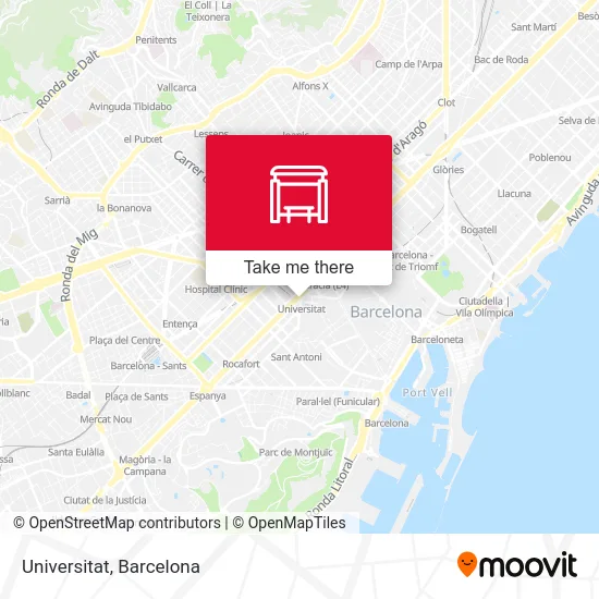 Universitat map