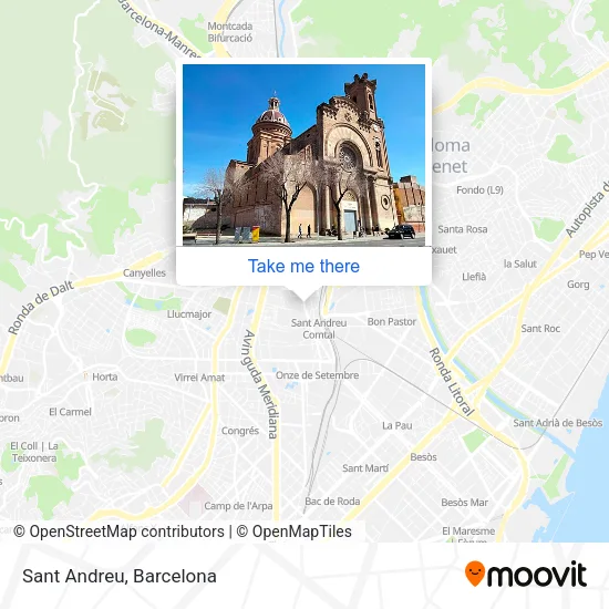mapa Sant Andreu