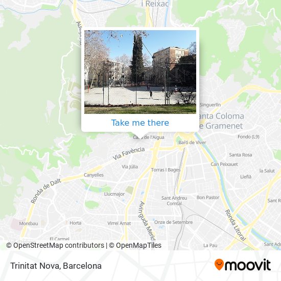 How to get to Trinitat Nova in Barcelona by Metro, Bus, Train or Tramvia?