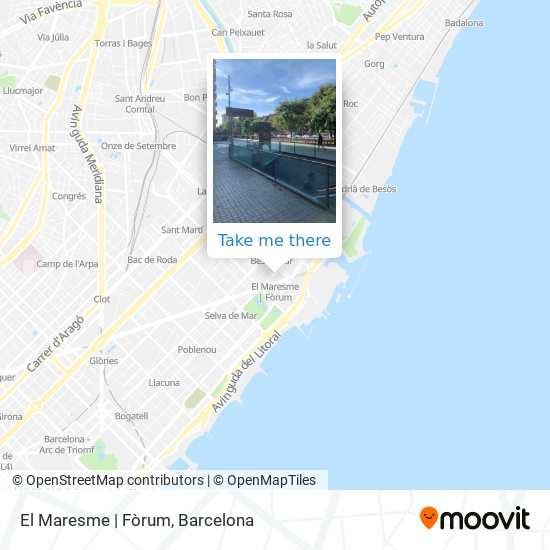 mapa El Maresme | Fòrum