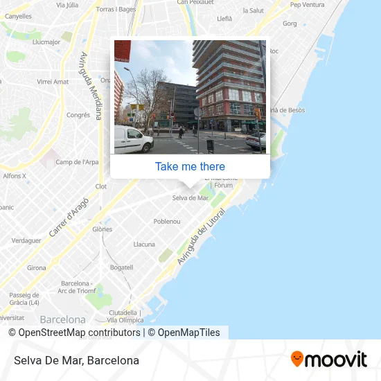 Selva De Mar map