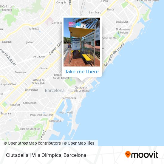 Ciutadella | Vila Olímpica map