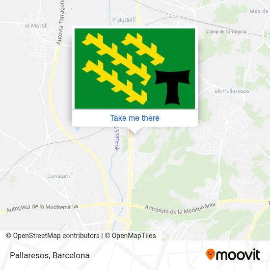 Pallaresos map
