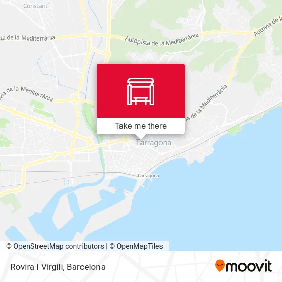 Rovira I Virgili map