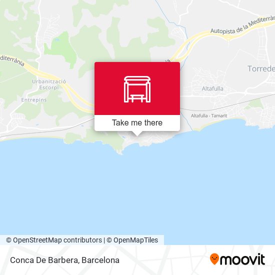 Conca De Barbera map