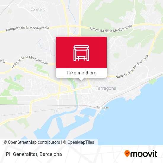 Pl. Generalitat map