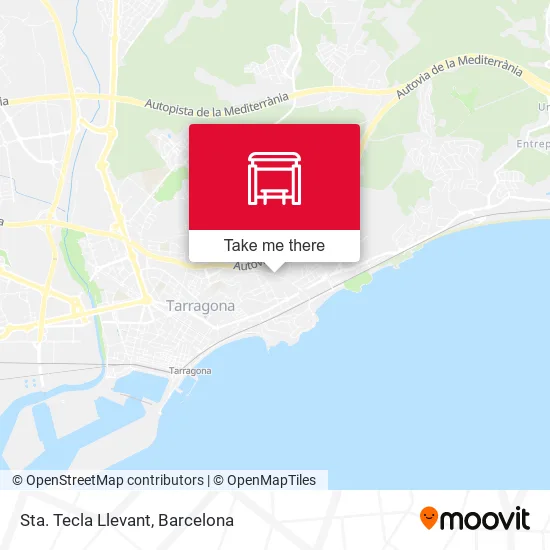 mapa Sta. Tecla Llevant