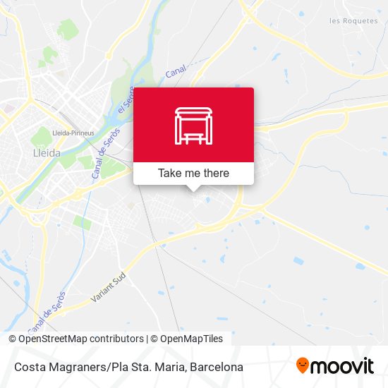 Costa Magraners/Pla Sta. Maria map