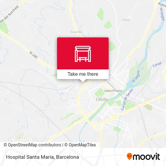 Hospital Santa Maria map