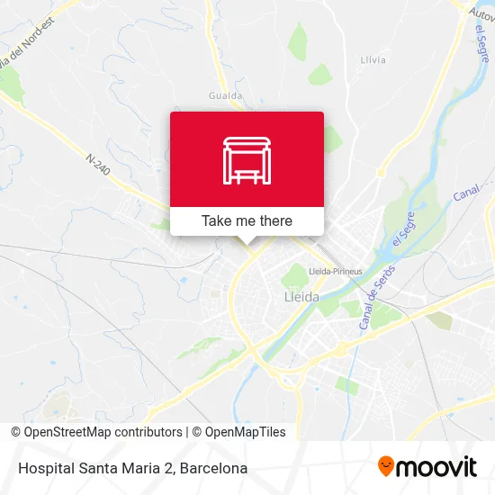 Hospital Santa Maria 2 map