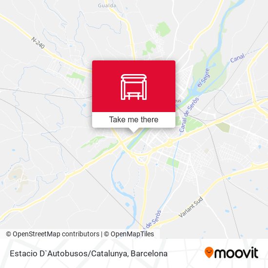 Estacio D`Autobusos/Catalunya map