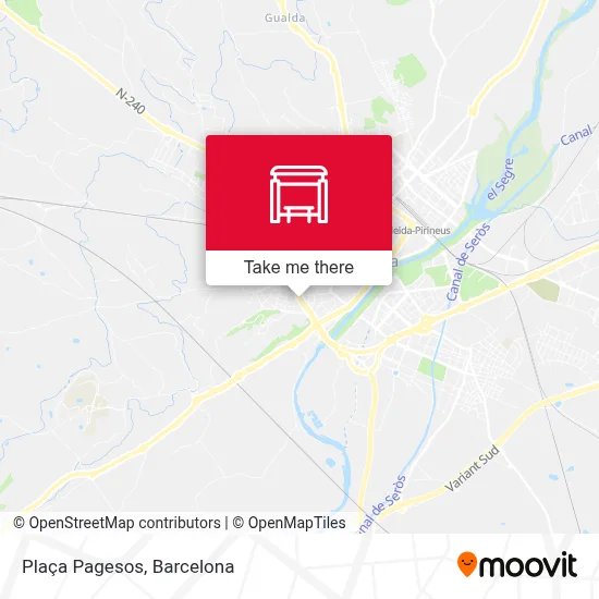 Plaça Pagesos map