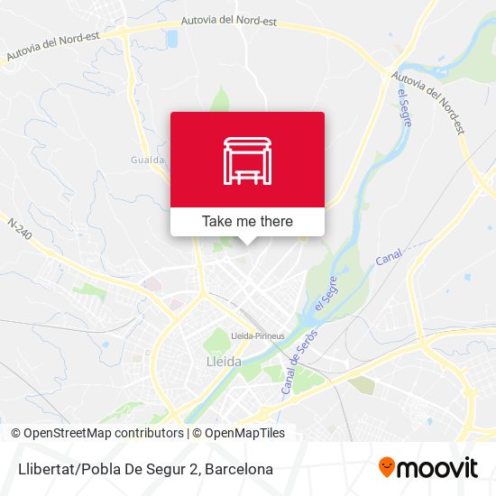 Llibertat/Pobla De Segur 2 map