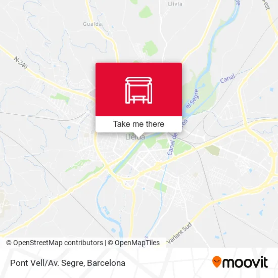 Pont Vell/Av. Segre map