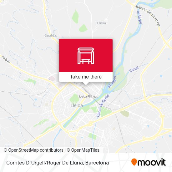 Comtes D`Urgell / Roger De Llúria map