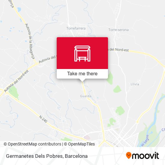 Germanetes Dels Pobres map