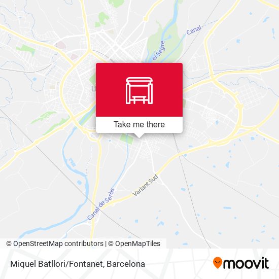 Miquel Batllori/Fontanet map
